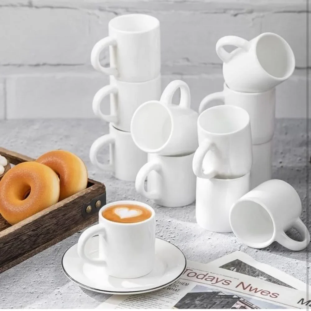 Roshtia 5 Pieces 3 oz Espresso Mugs Espresso Cups Mini Coffee Mugs NWT